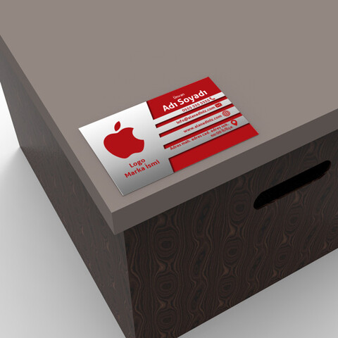 Kırmızı Kurumsal Etiket ( Sticker...