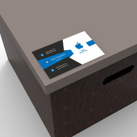 Blue Business Etiket ( Sticker...